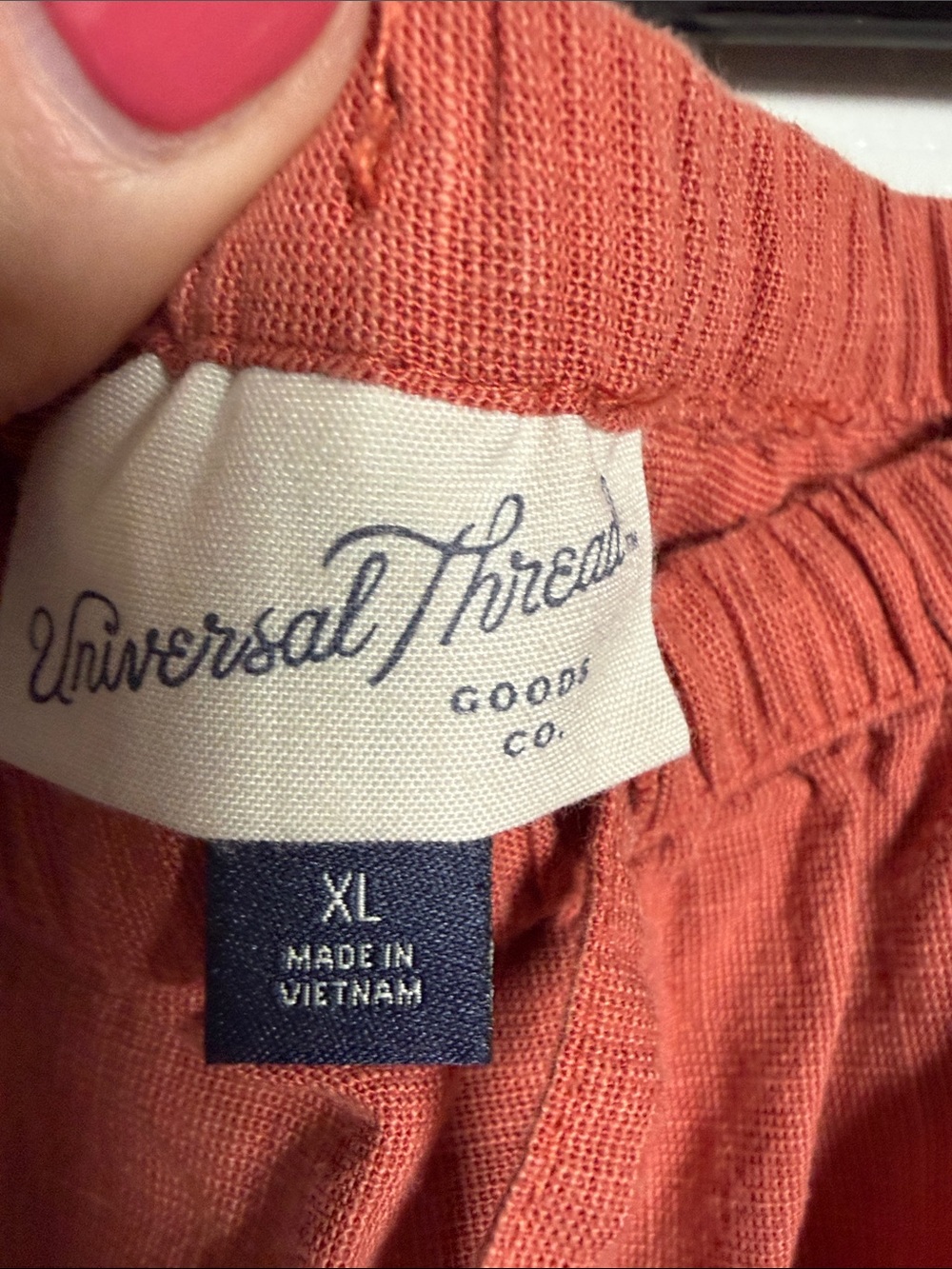 Universal Thread Rust Drawstring Midi Skirt - Picture 3 of 3